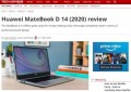 外媒评华为MateBook D：高颜值+硬核技术，在线办公、学习之选